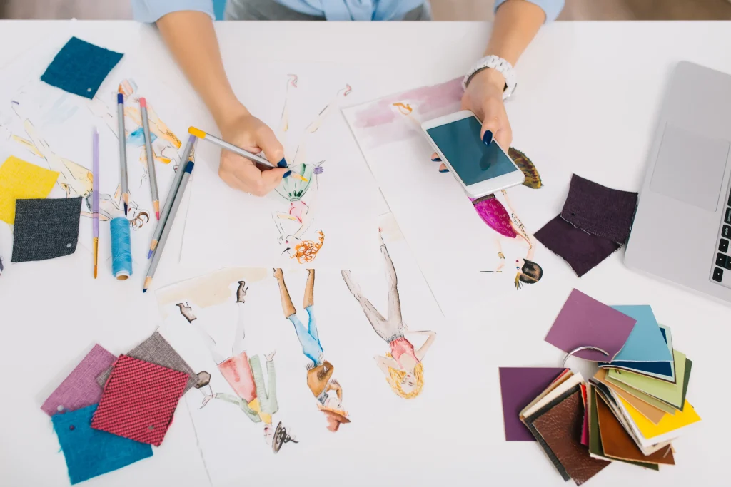 Analyzing a garment tech-pack for apparel manufacturing by Sara Sourcing.