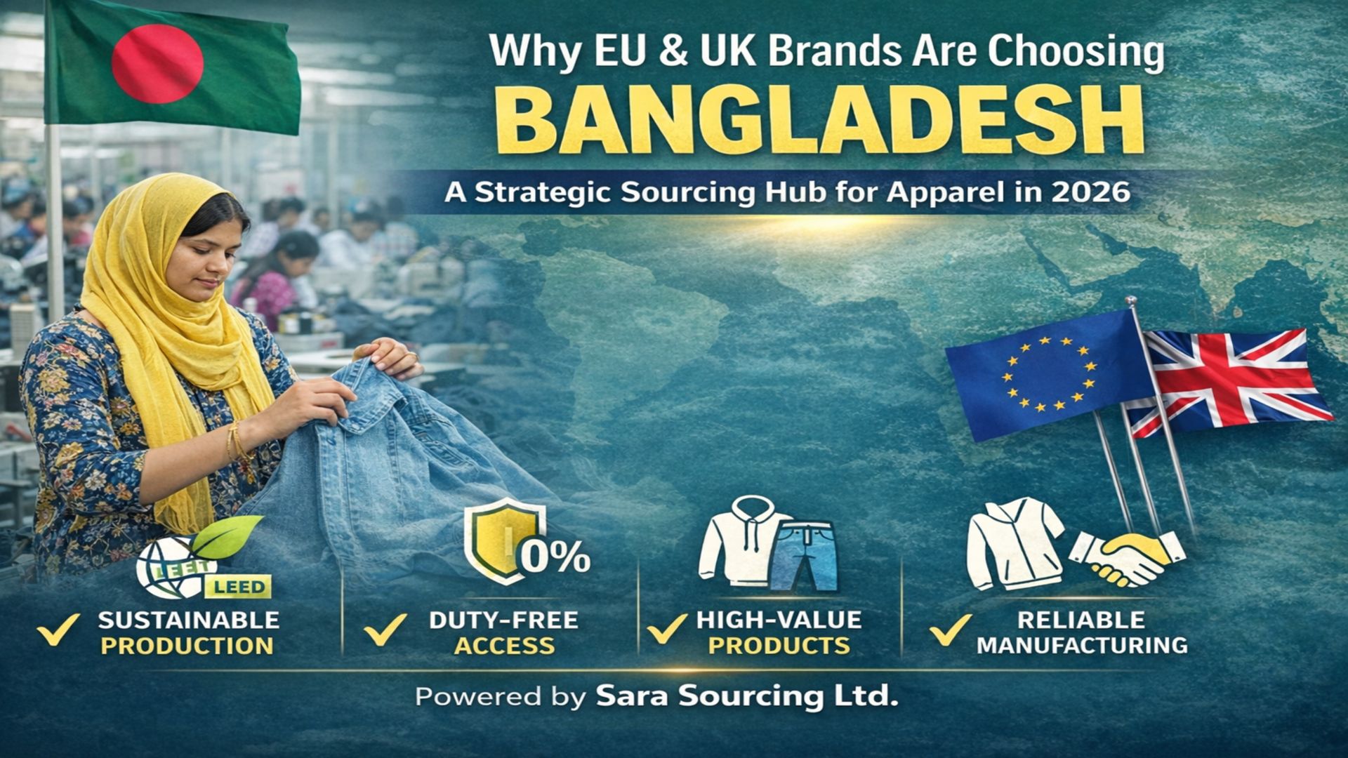 Why EU & UK Brands Are Shifting to Bangladesh for Apparel Sourcing in 2026 🇧🇩
