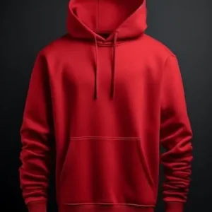 Classic Essential Hoodie – Red