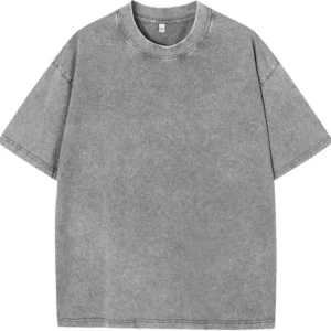 Stone Grey Vintage Acid Wash Tee