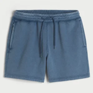 Washed Blue Premium Sweat Shorts