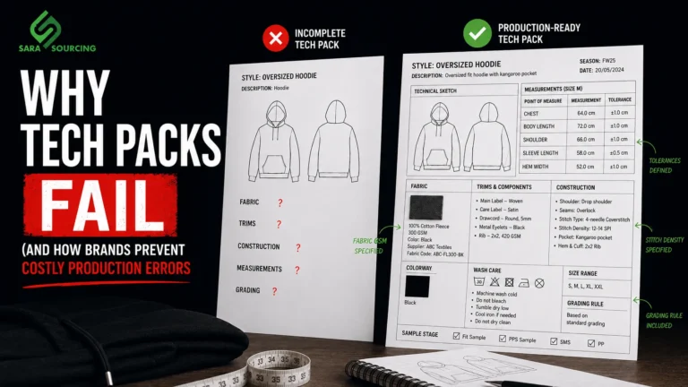 Tech Pack for Clothing Manufacturing