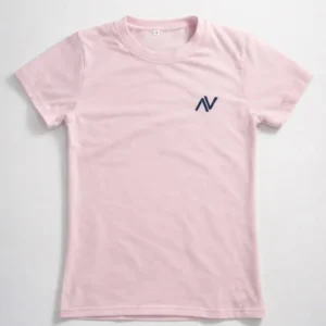 Women’s Minimal Logo Pink T-Shirt