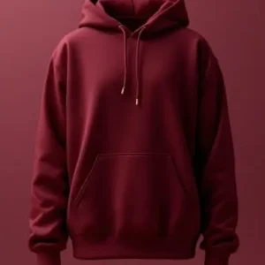 Floating Streetwear Hoodie – Burgundy