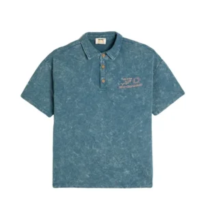 Ocean Wash Graphic Polo Tee