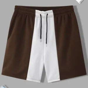 Premium Contrast Panel Shorts
