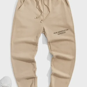 New Generation Relaxed Joggers – Sand Beige