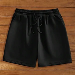 Classic Black Casual Shorts