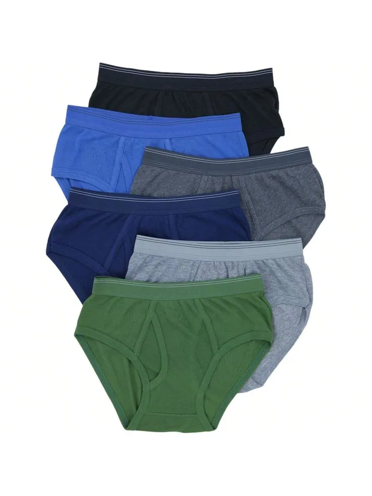 Men's Pack Of 6 Bikini Briefs Casual Stretch Ultra Soft Breathable Underwear_6_11zon Ultra Soft Briefs – 6 Pack
