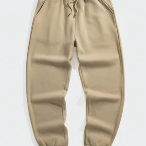 Premium Relaxed Fit Sweatpants – Sand Beige