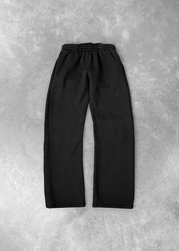 NEW_6_11zon Essential Oversized Lounge Pants – Matte Black