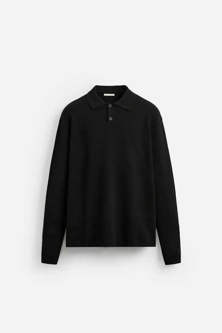 POLO PUNTO SOFT_5_11zon Essential Black Long Sleeve Polo