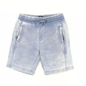 Acid Wash Sweat Shorts – Ice Blue