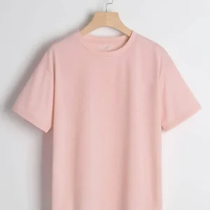 Women’s Soft Pink Basic T-Shirt
