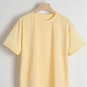 Women’s Pastel Yellow Basic Tee