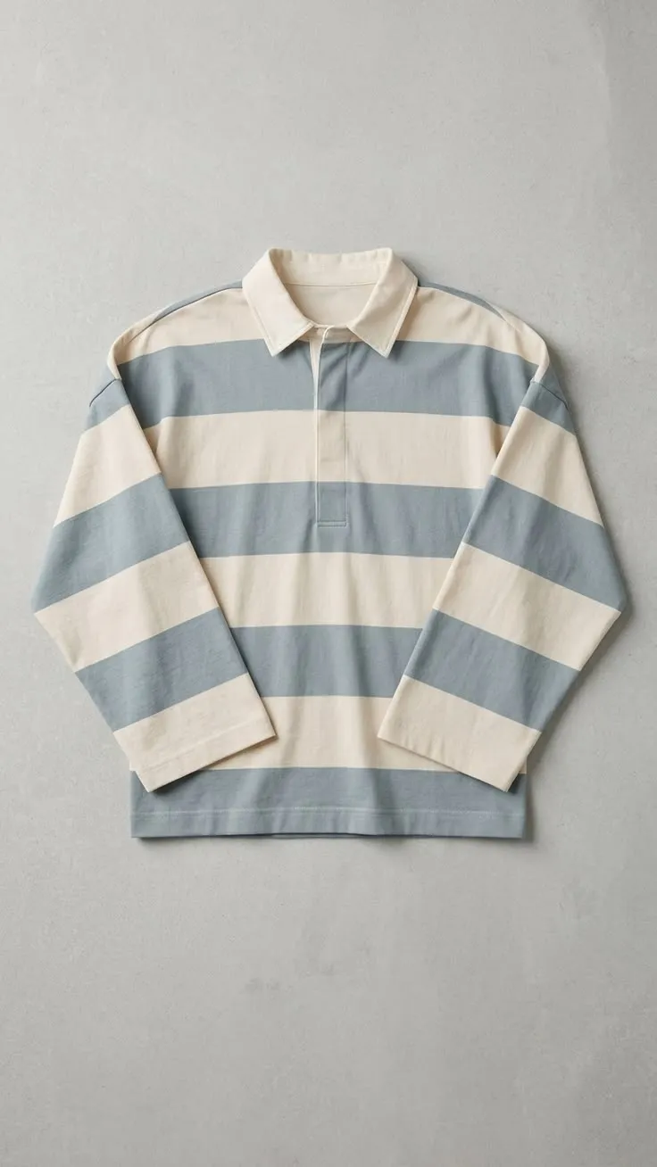 Strut This Chester Long Sleeve_2_11zon Vintage Stripe Rugby Polo Shirt