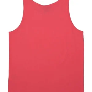 Classic Summer Tank Top – Coral Red