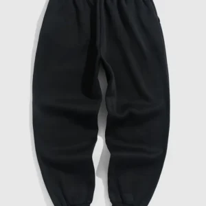 Heavyweight Fleece Sweatpants – Jet Black