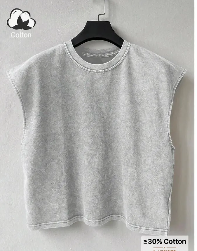 Wide Shoulder Crop Top_7_11zon Fog Gray Acid-Wash Muscle Tee