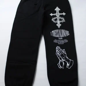 Eternal Faith Street Sweatpants – Black