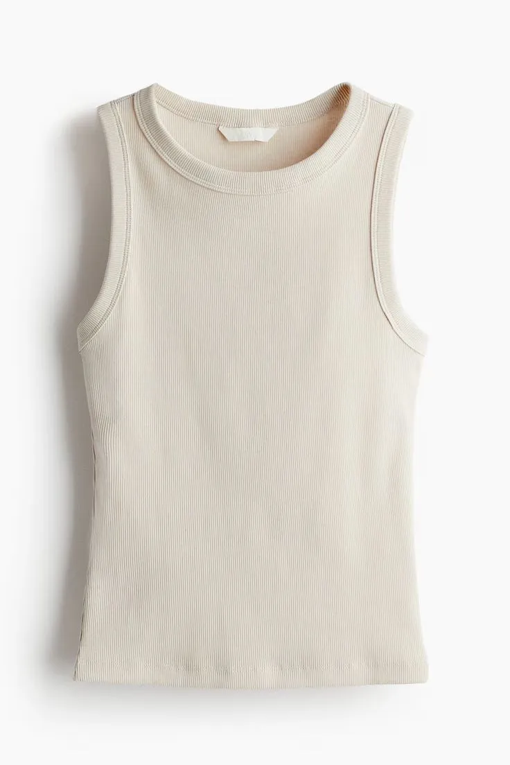 download (1)_2_11zon Essential Ribbed Tank Top – Off White