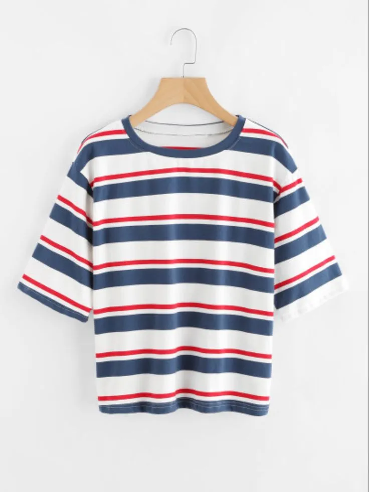 download (3)_2_11zon Women’s Classic Striped Casual Tee