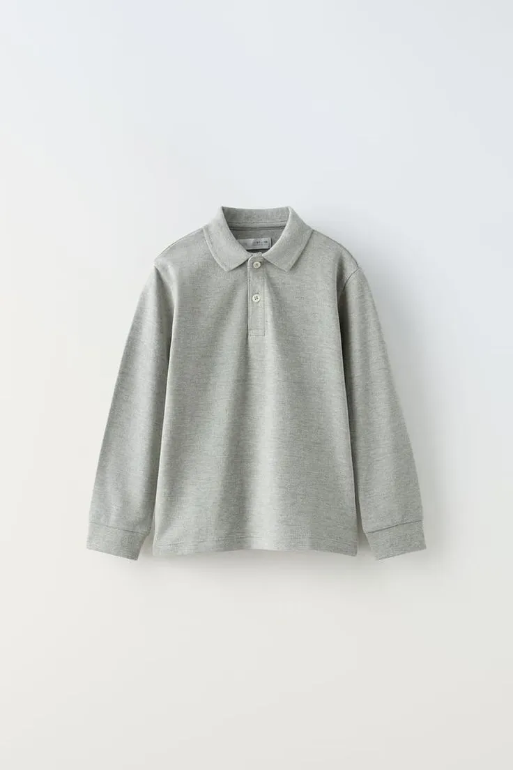 download_4_11zon Light Grey Classic Polo Shirt