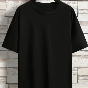 Basic Black Relaxed Fit T-Shirt