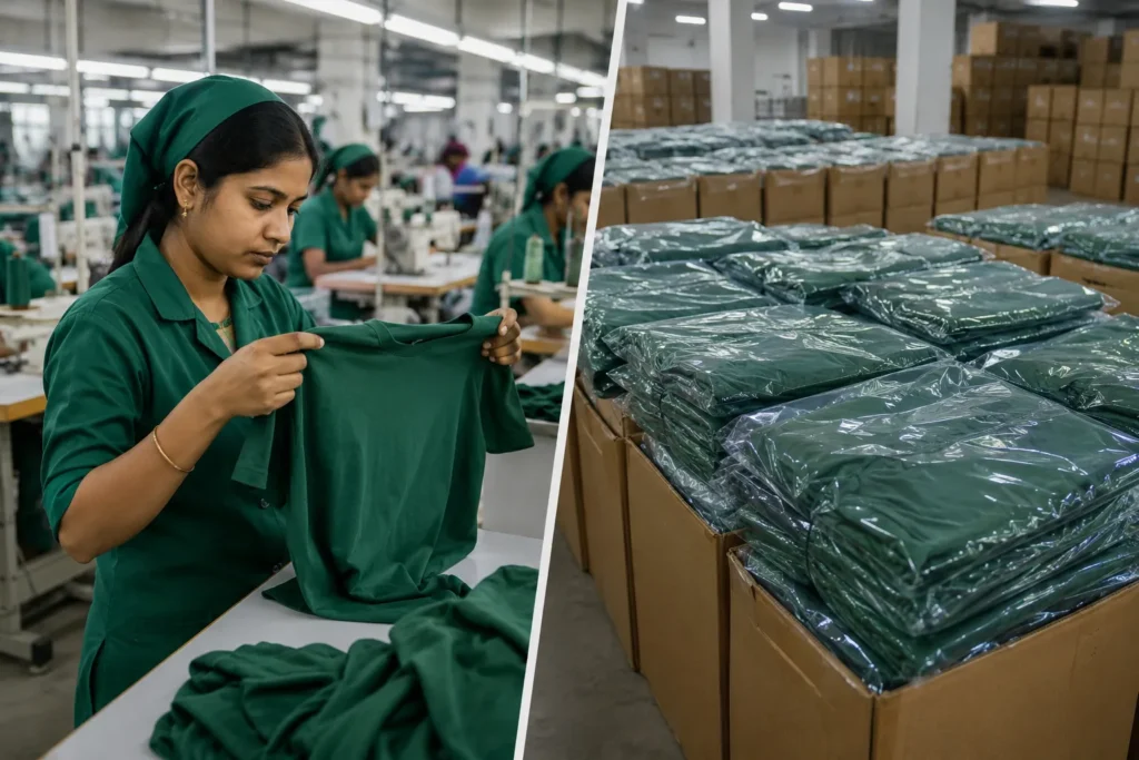 inline vs final inspection process in apparel manufacturing quality control
