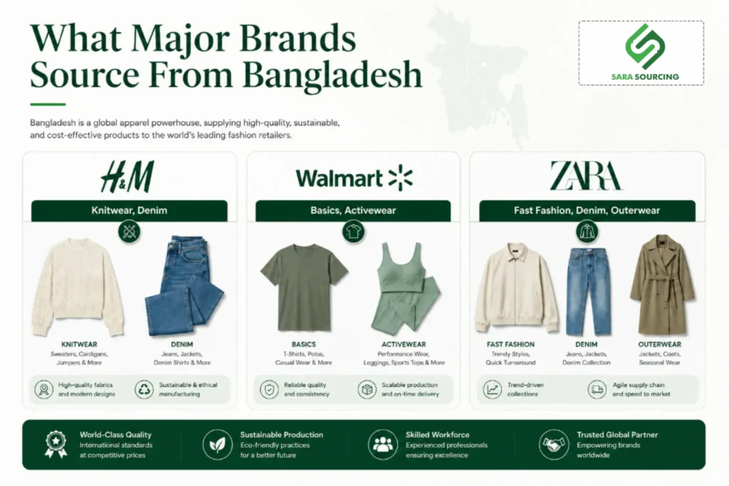Bangladesh Apparel Sourcing: H&M, Walmart & Zara 2026